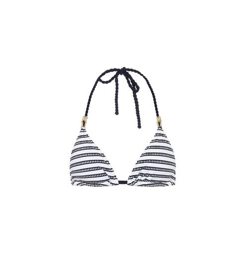 Corsica striped triangle bikini top | Heidi Klein