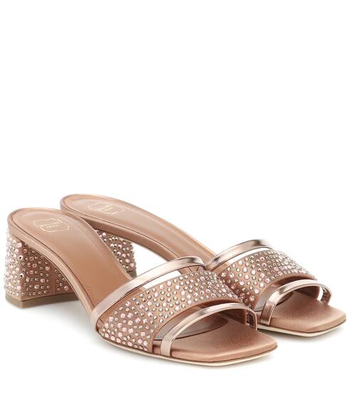 Rosa embellished satin sandals | Malone Souliers