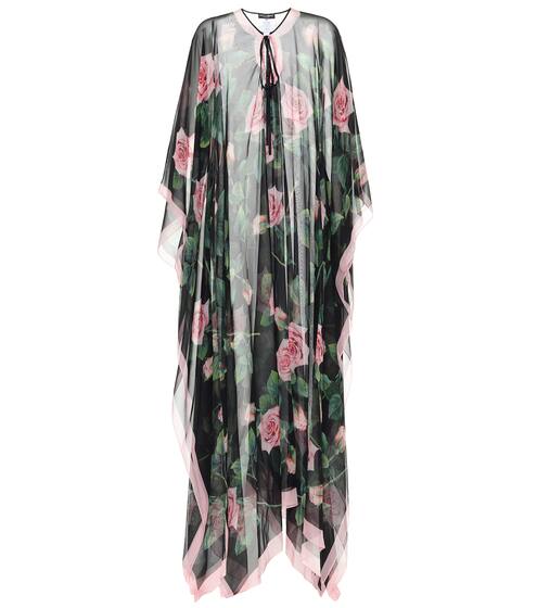 Floral silk-chiffon kaftan | Dolce & Gabbana
