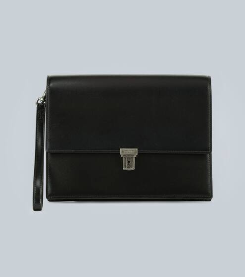 Smooth leather pouch | Saint Laurent
