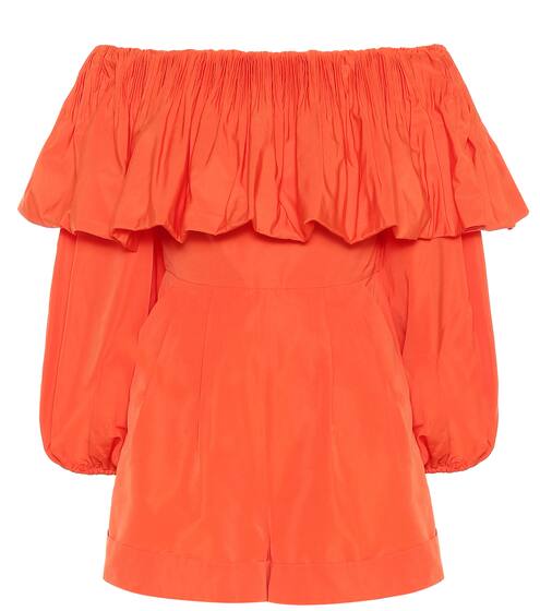 Cotton-blend playsuit | Valentino