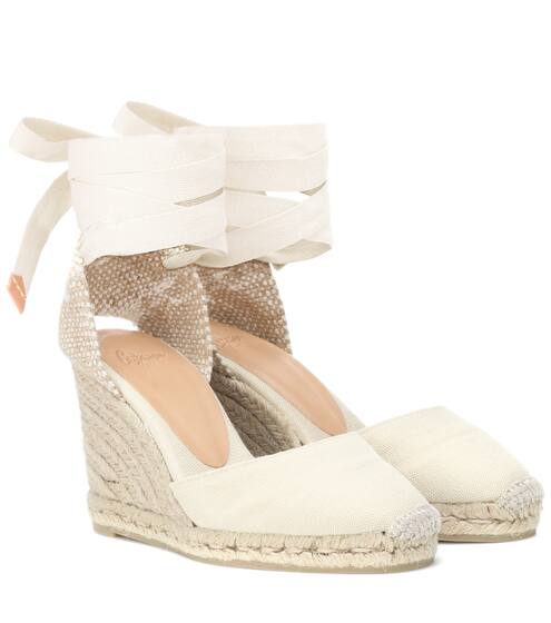 Carina canvas wedge espadrilles | Castañer