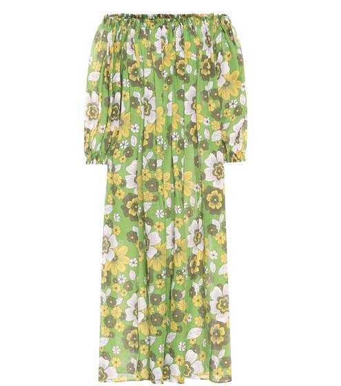 Floral cotton midi dress | Dodo Bar Or