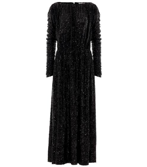 Sequined jersey midi dress | Saint Laurent