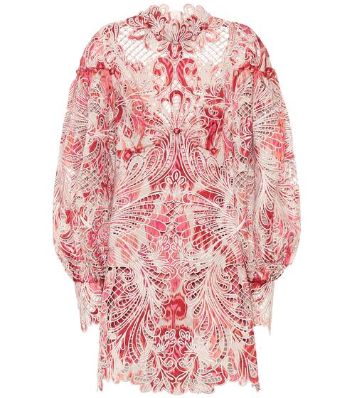 Wavelength silk minidress | Zimmermann