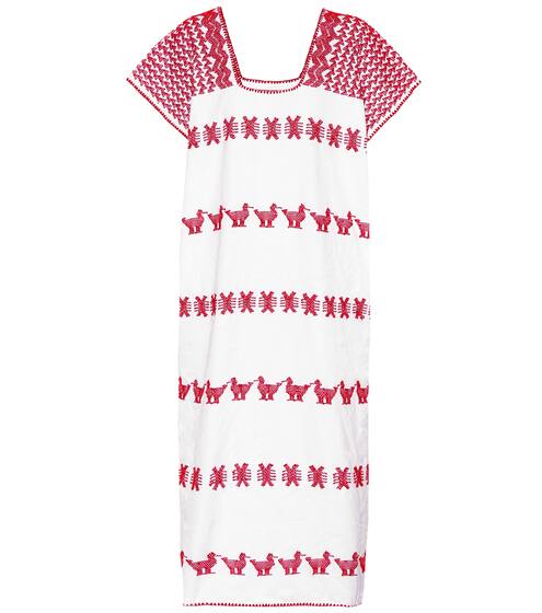 No. 1 embroidered cotton kaftan | Pippa Holt