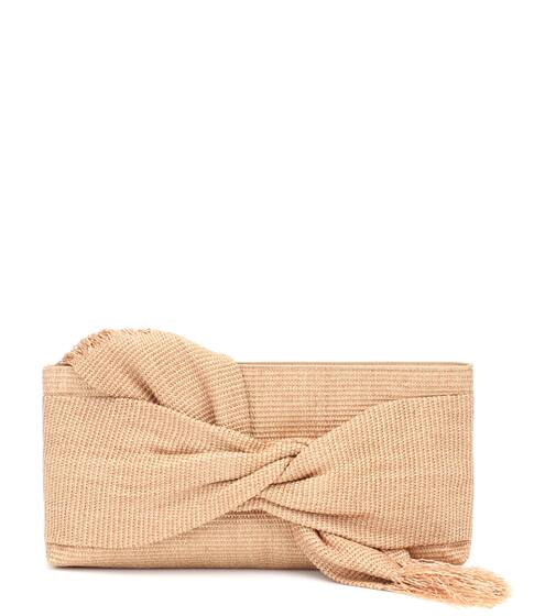 Banu woven cotton-blend clutch | Cult Gaia