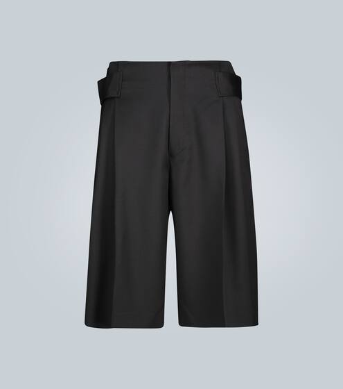 Jade pleated wool shorts | CMMN SWDN