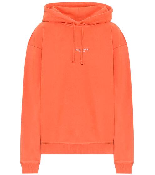 Logo cotton-jersey hoodie | Acne Studios