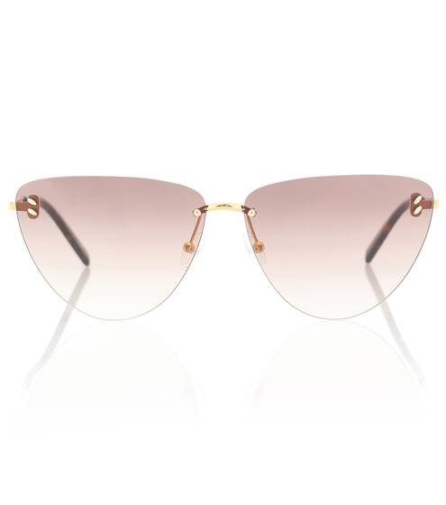 Rimless cat-eye sunglasses | Stella McCartney