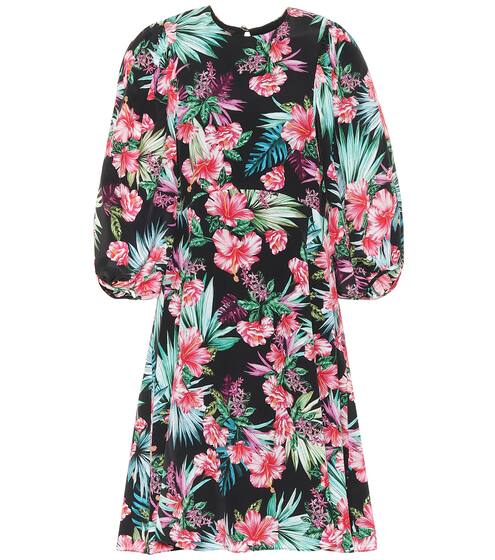 Exclusive to Mytheresa – Floral silk minidress | Les Rêveries