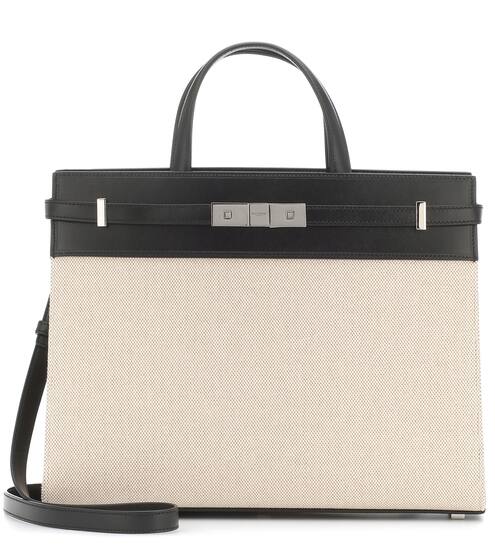 Manhattan Small cotton-canvas tote | Saint Laurent