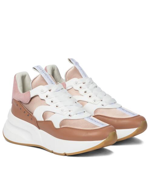 皮革和绒面革运动鞋 | Alexander McQueen