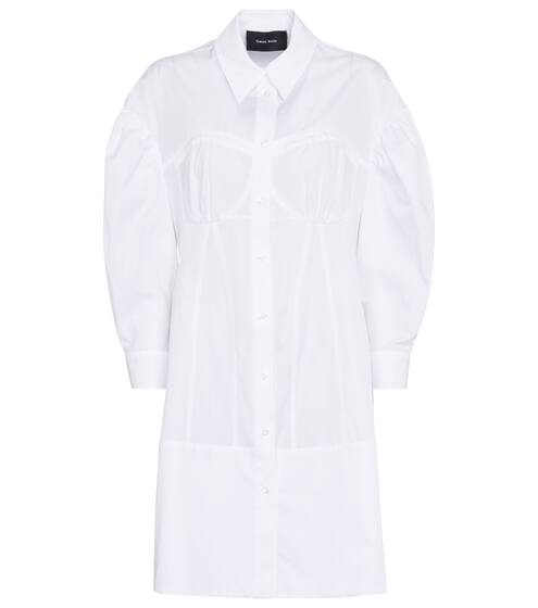 棉质衬衫式迷你连衣裙 | Simone Rocha