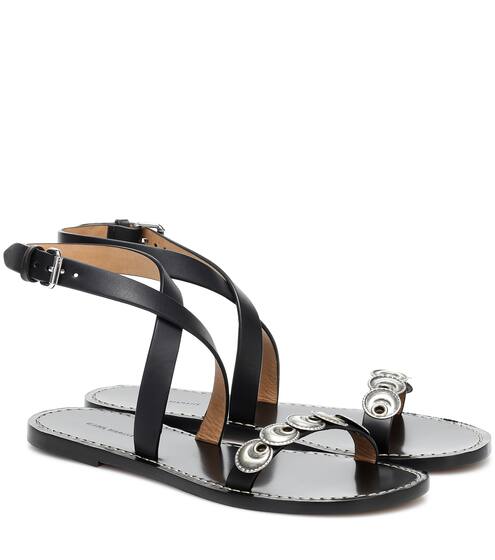 Eldory embellished leather sandals | Isabel Marant