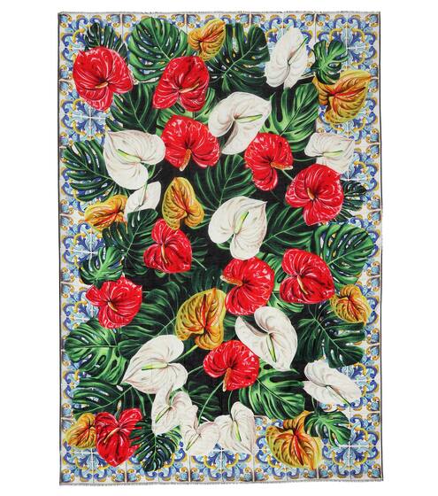 Floral-printed scarf | Dolce & Gabbana