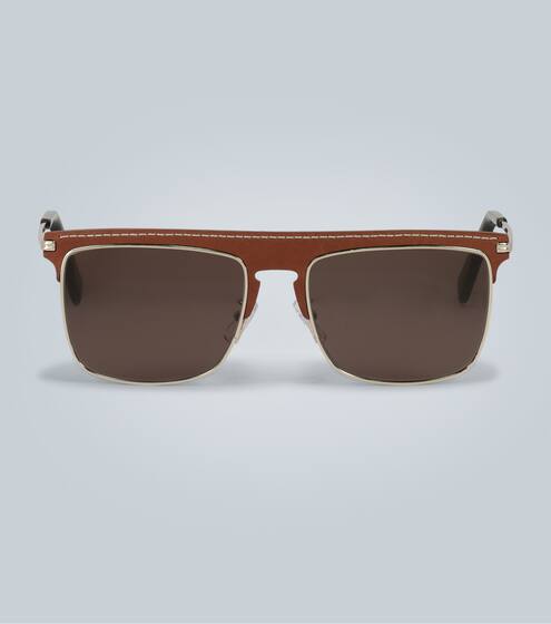 Flat top metal sunglasses | Loewe