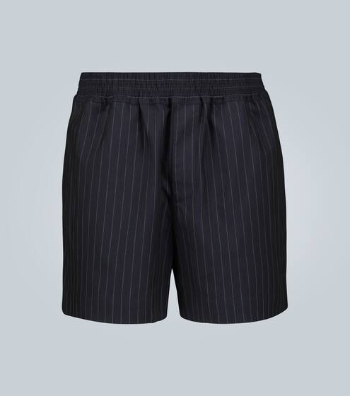Pinstriped cotton-blend shorts | Éditions M.R