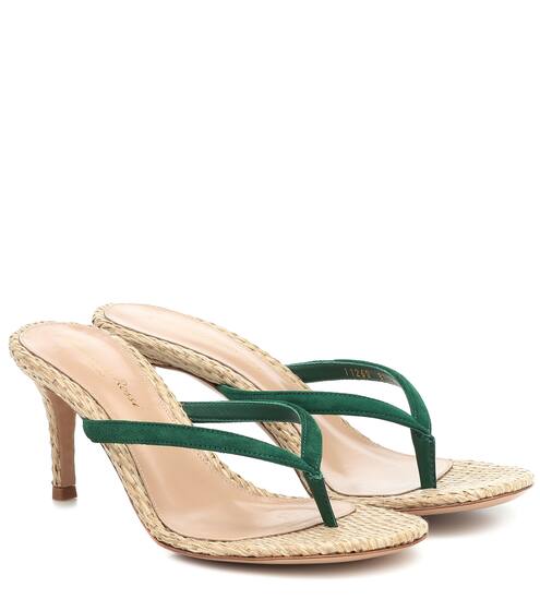 Exclusive to Mytheresa – Calypso 70 raffia sandals | Gianvito Rossi
