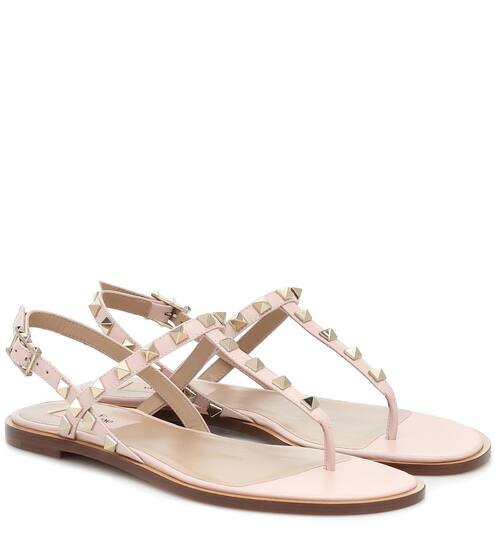 Valentino Garavani Rockstud leather sandals | Valentino