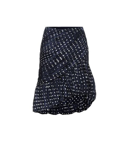 Polka-dot silk skirt | Tory Burch