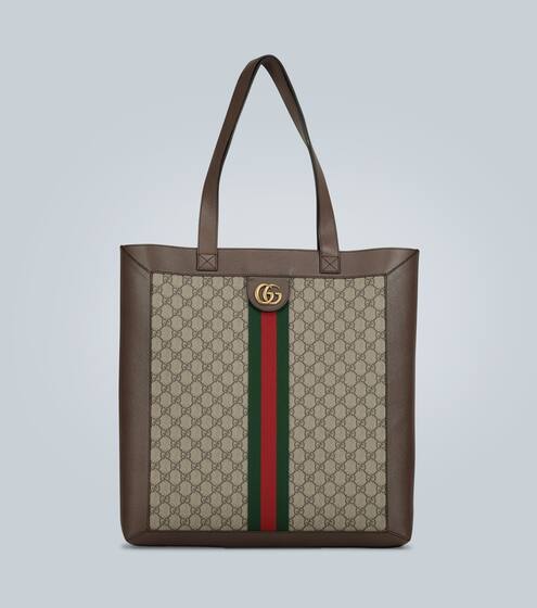 Ophidia GG Supreme L号高级帆布购物袋 | Gucci