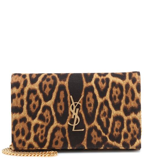 Kate leopard-print clutch | Saint Laurent