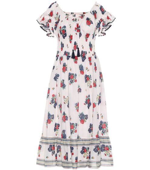 Meadow Folly cotton voile midi dress | Tory Burch