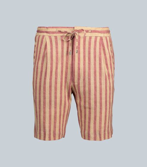 Striped print jersey shorts | Lardini