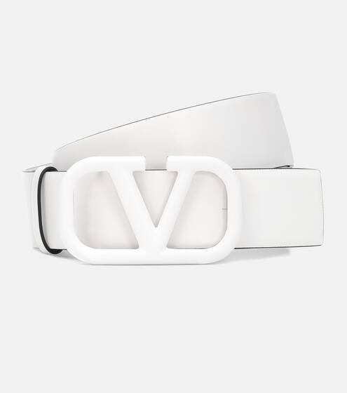 Valentino Garavani VLOGO leather belt | Valentino