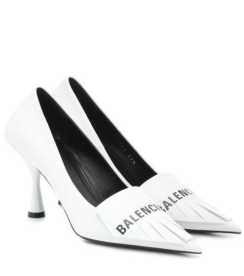 Knife fringed leather pumps | Balenciaga