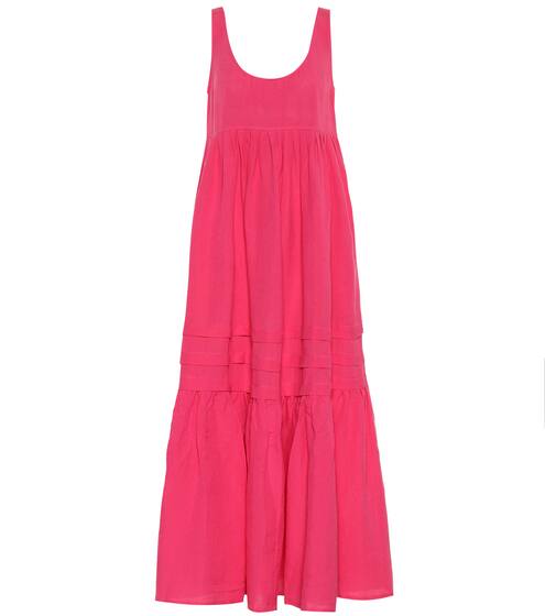 Linen-blend maxi dress | Solid & Striped