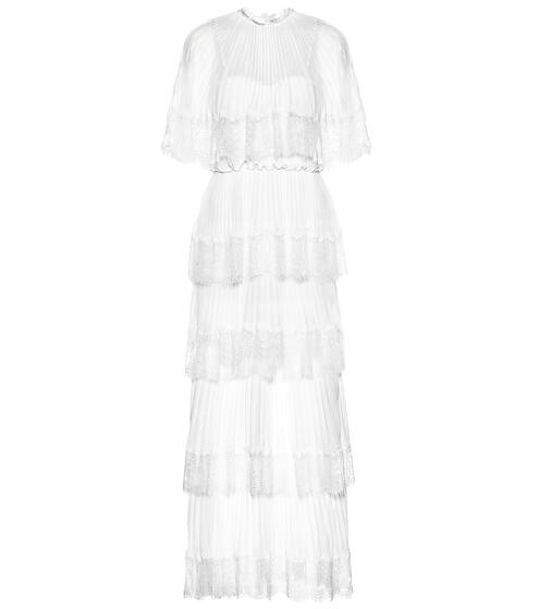 Exclusive to Mytheresa – Tiered crêpe dress | Self-Portrait