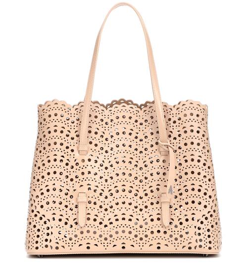 Mina Medium leather tote | Alaïa