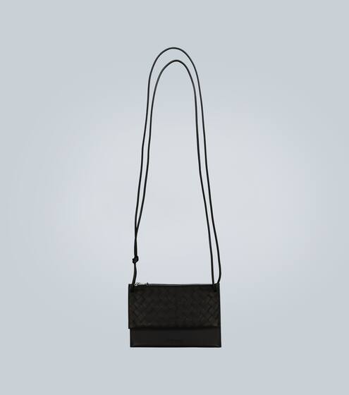 皮革双袋单肩包 | Bottega Veneta