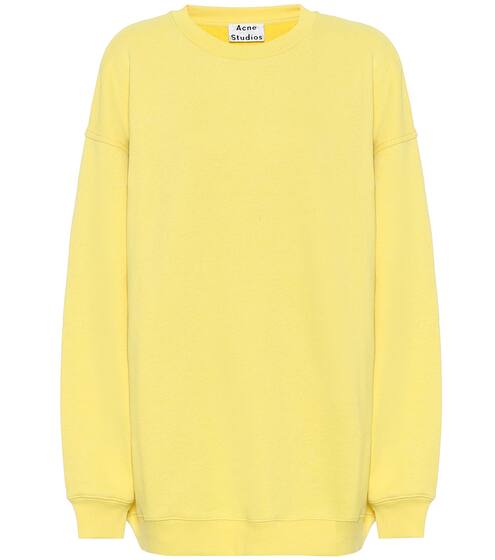 Cotton-blend jersey sweatshirt | Acne Studios