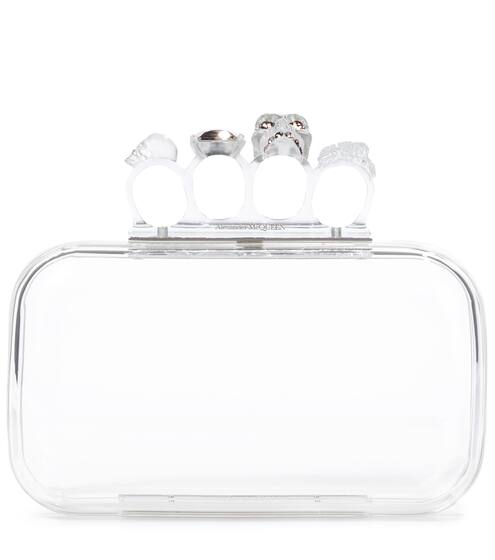 Four Ring缀饰PVC材质手拿包 | Alexander McQueen