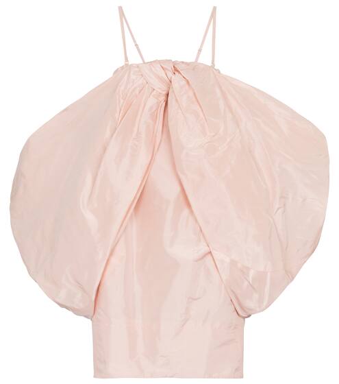 Mytheresa独家发售 — 真丝塔夫绸迷你连衣裙 | Simone Rocha