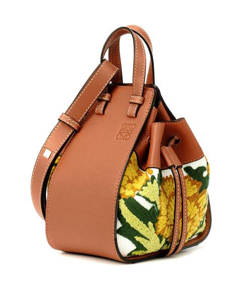 Hammock Mini floral shoulder bag | Loewe