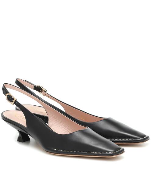 Leather slingback pumps | Tod's