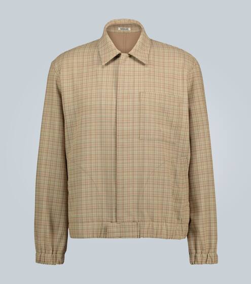 Hard Twist wool checked jacket | Auralee
