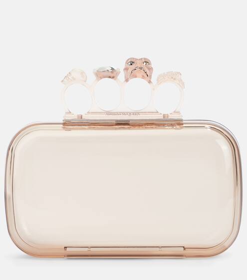 Four Ring缀饰PVC材质手拿包 | Alexander McQueen