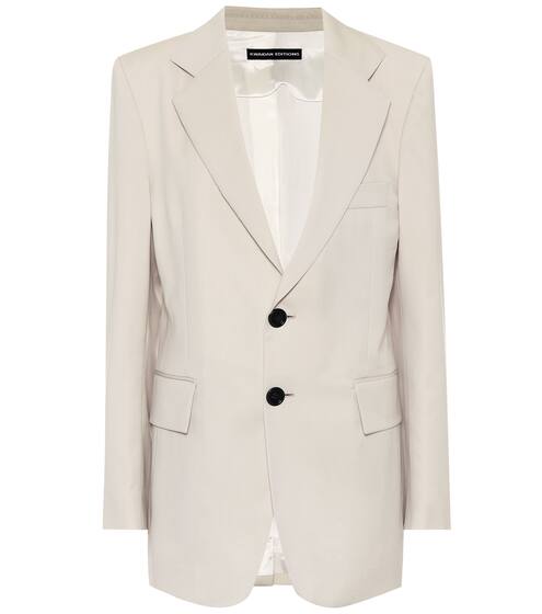 Single-breasted wool blazer | Kwaidan Editions