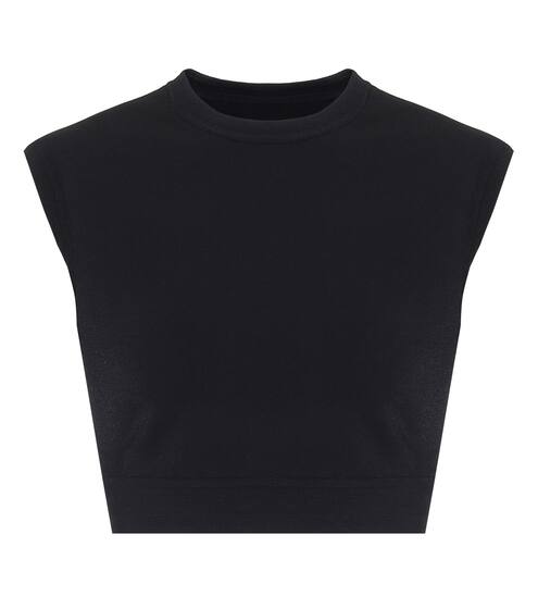Stretch-knit crop top | Alaïa