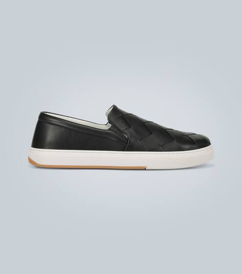 Sneakers in intrecciato leather | Bottega Veneta