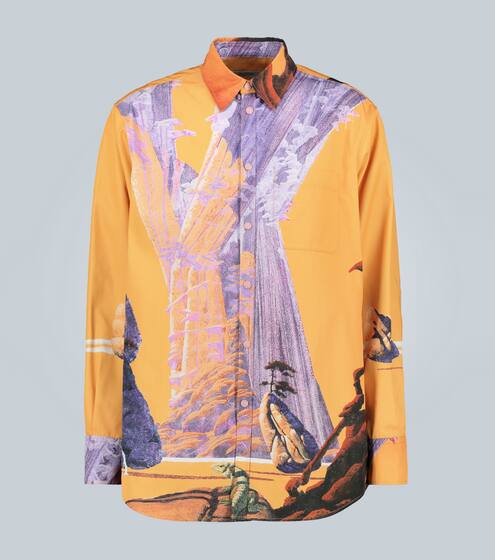 Exclusive to Mytheresa – Yellow City shirt | Valentino