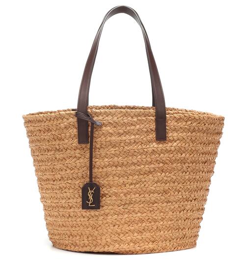 Panier Medium raffia tote | Saint Laurent