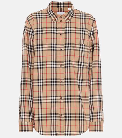 Vintage Check stretch-cotton shirt | Burberry