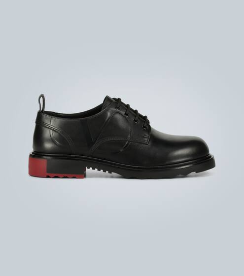 Valentino Garavani VLOGO leather derbies | Valentino