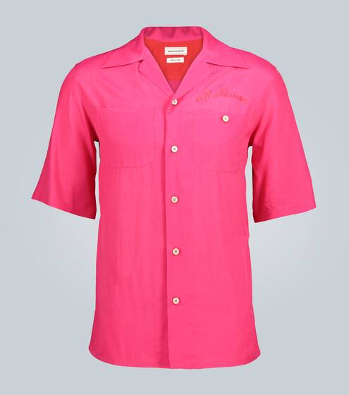 Camp-collar short-sleeved shirt | Alexander McQueen